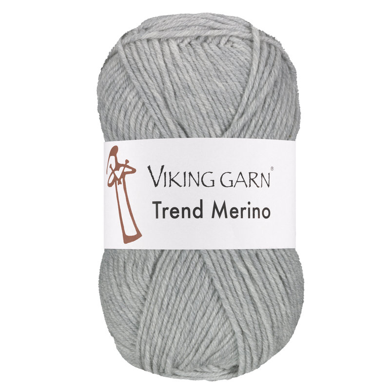 Viking Trend Merino 413 Gråmeleret, Merinould, fra Viking