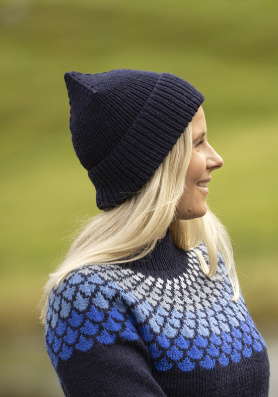 "Njord" Hue - Viking Design 2336-10B Kit - S-L - Viking Eco Highland Wool, fra Viking