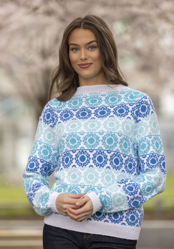 "Helianthea" Genser - Viking Design 2513-2 Kit - XS - XXXL - Viking Bambino, fra Viking