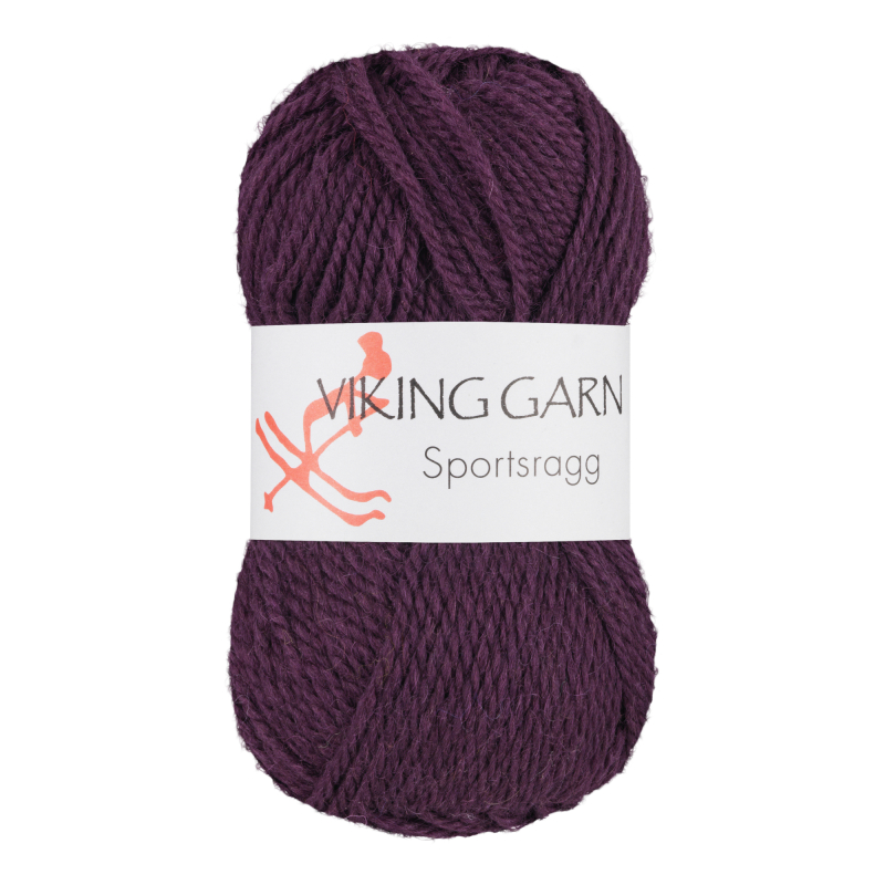 Viking Sportsragg - 578 Mørk lyng, Uld/Akryl/Nylon, fra Viking