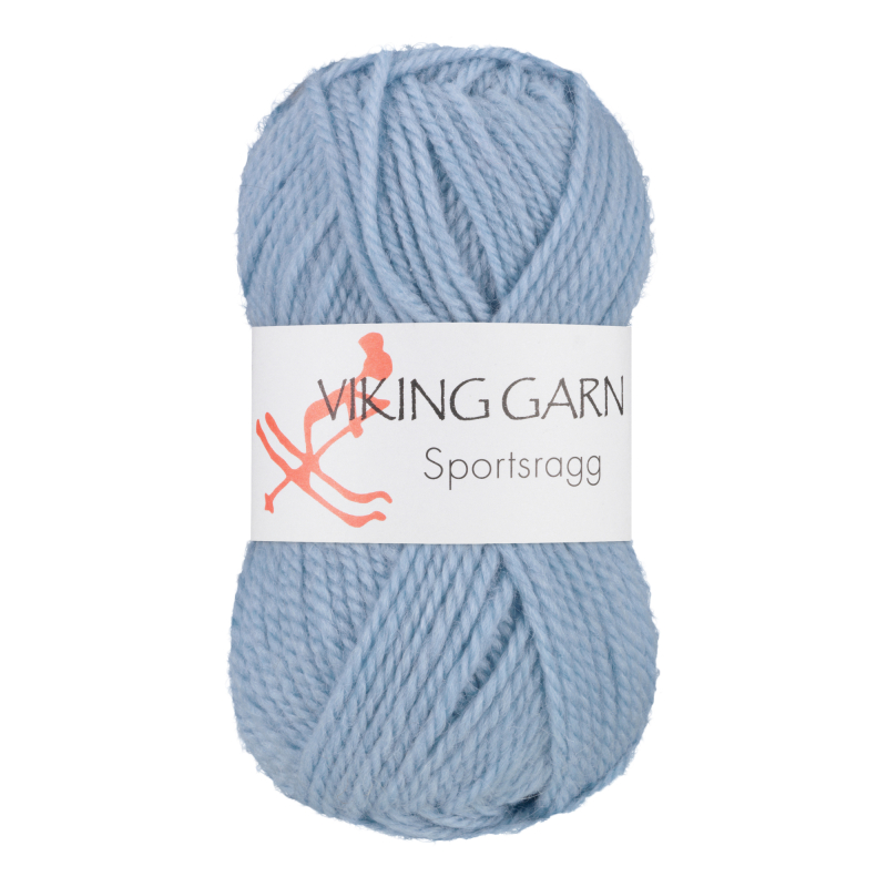 Viking Sportsragg - 521 Lys blå, Uld/Akryl/Nylon, fra Viking