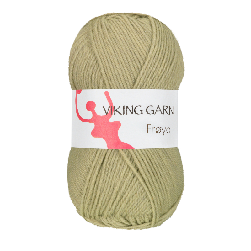 Viking Frøya - 231 Lys grøn, Uld/nylon, fra Viking