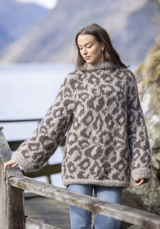 "Leolina" Genser - Viking Design 2511-9 Kit - XS-XXL - Viking Mohrino, fra Viking