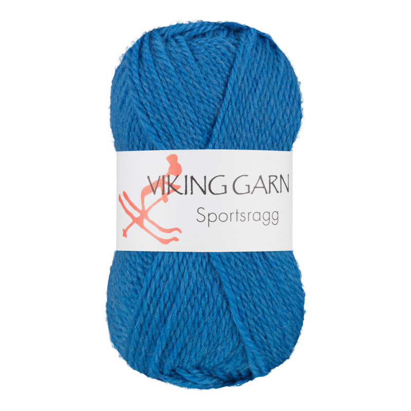 Viking Sportsragg - 575 Blå, Uld/Akryl/Nylon, fra Viking
