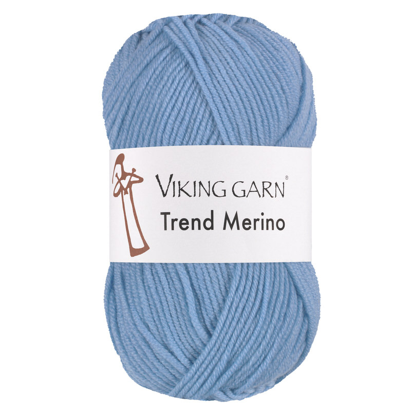 Viking Trend Merino 483 Mellemblå, Merinould, fra Viking