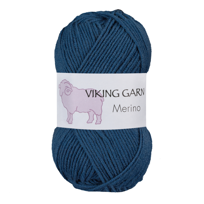 Viking Merino 828 Petrol, Merinould, fra Viking