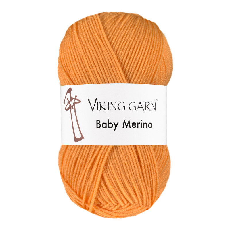 Viking Baby Merino - 245 Gul, Merinould, fra Viking