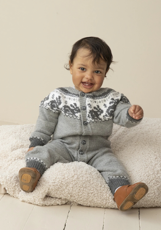 "Kanin" Heldragt - Viking Design 2314-4 Kit - 3 - 48 mdr - Viking Baby merino, fra Viking