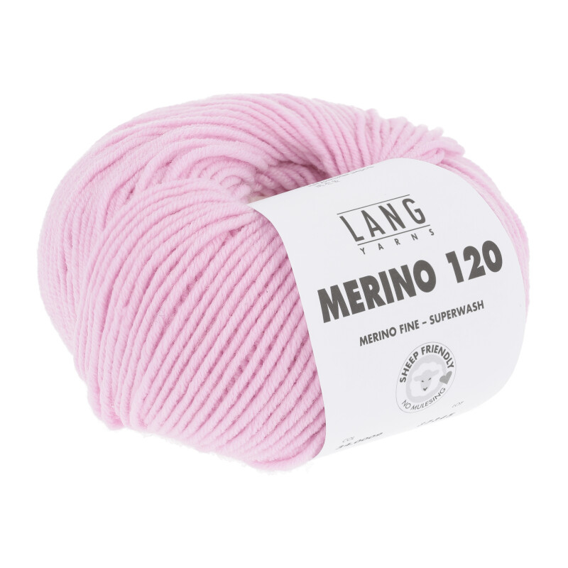 Lang Yarns Merino 120 - 0009, Merinould, fra LangYarns