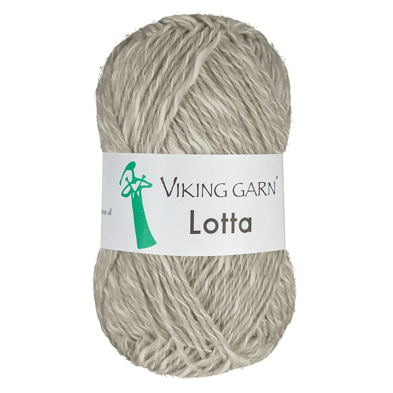 Viking Lotta 212 Perlegrå, Bomuld/Merino, fra Viking