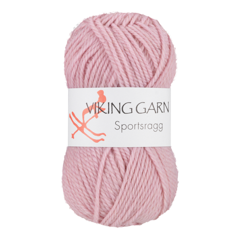 Viking Sportsragg - 574 Lys rosa, Uld/Akryl/Nylon, fra Viking