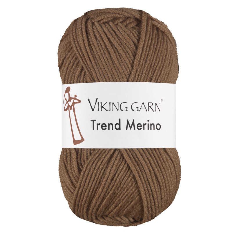 Viking Trend Merino 408 Brun, Merinould, fra Viking