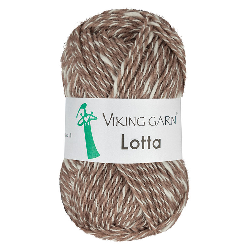 Viking Lotta 208 Lys brun, Bomuld/Merino, fra Viking
