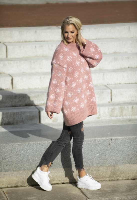 "Hazel" Genser - Viking Design 2226-3B Kit - XS-XL - Viking Alpaca Bris, fra Viking