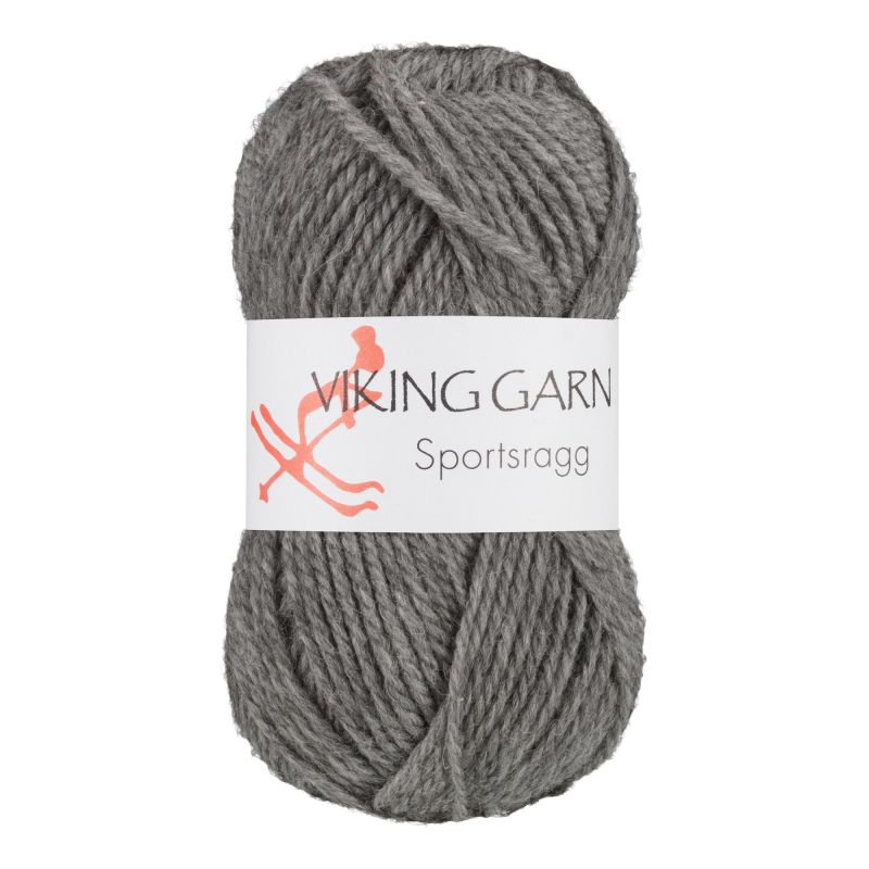 Viking Sportsragg - 530 Grå, Uld/Akryl/Nylon, fra Viking