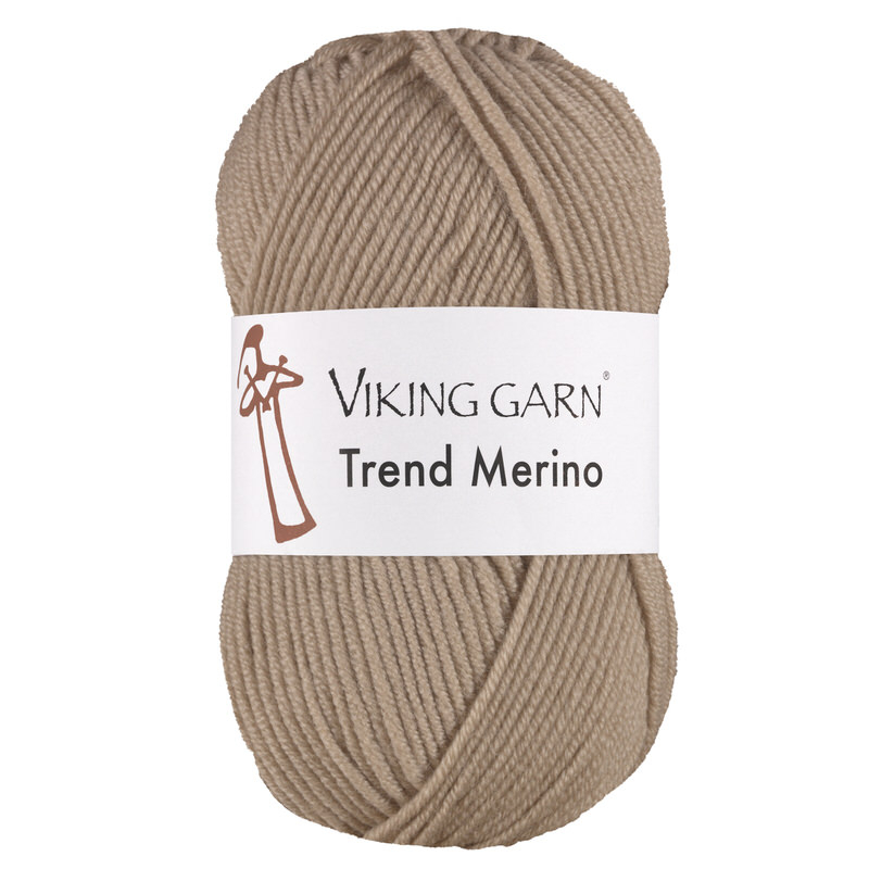 Viking Trend Merino 407 Beige, Merinould, fra Viking