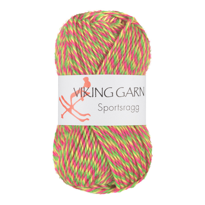 Viking Sportsragg - 558 Multi neon, Uld/Akryl/Nylon, fra Viking