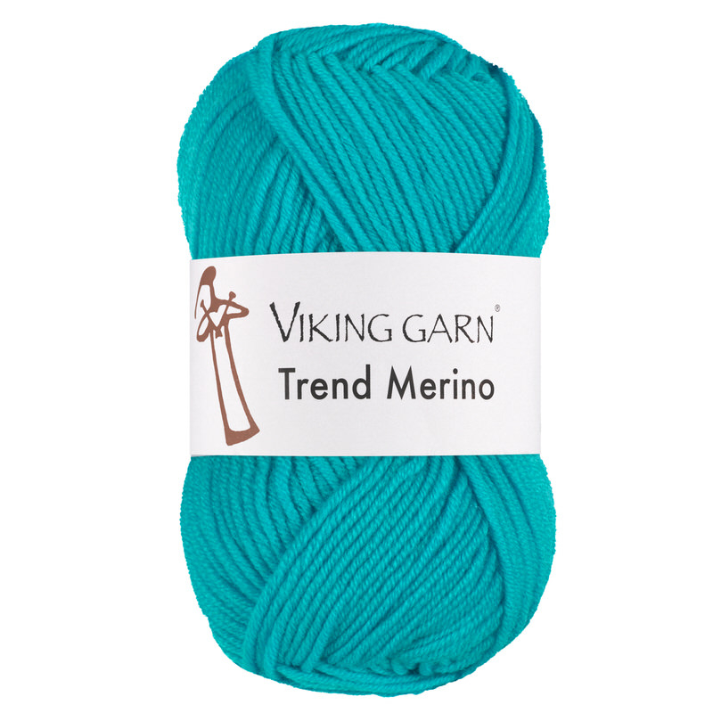 Viking Trend Merino 481 Turkis, Merinould, fra Viking