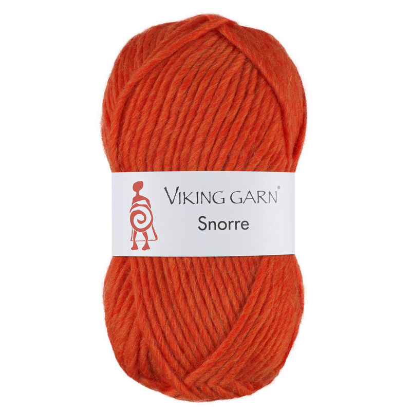 Viking Snorre 251 Orange, Uldgarn, fra Viking