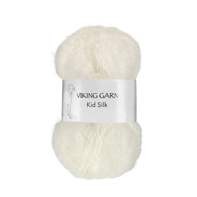Viking Kid Silk 302 Natur, Mohair/Silk, fra Viking