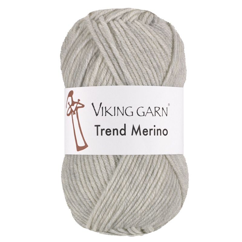 Viking Trend Merino 412 Perlegrå, Merinould, fra Viking