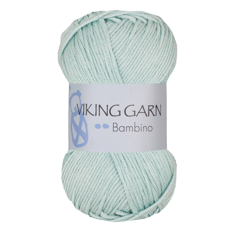 Viking Bambino - 426 Lys Petrol, Bambusgarn/Bomuld, fra Viking