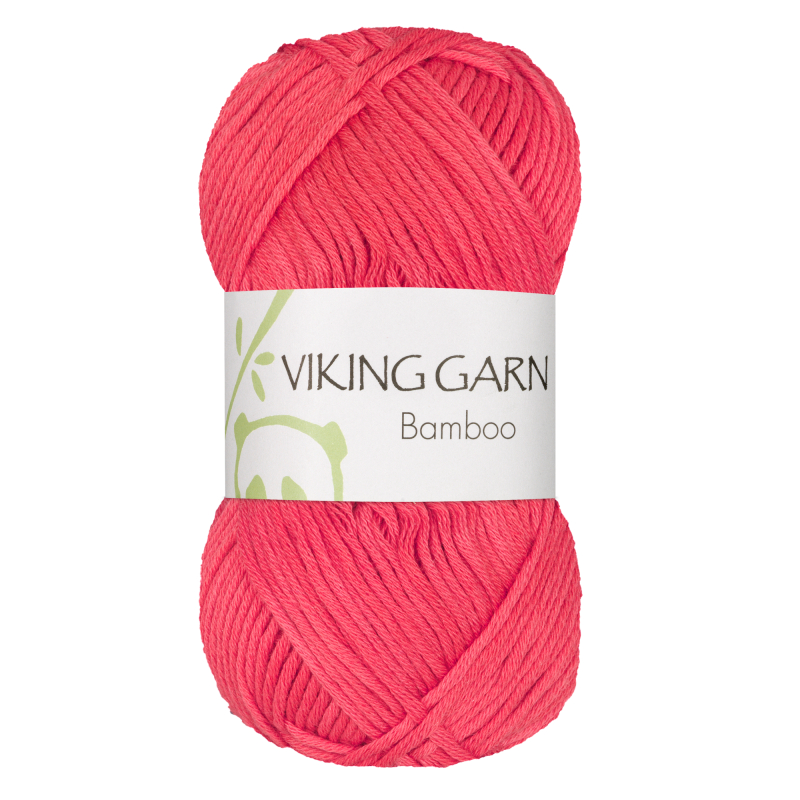 Viking Bamboo - 648 Koralbambusgarn, Bambusgarn/Bomuld, fra Viking
