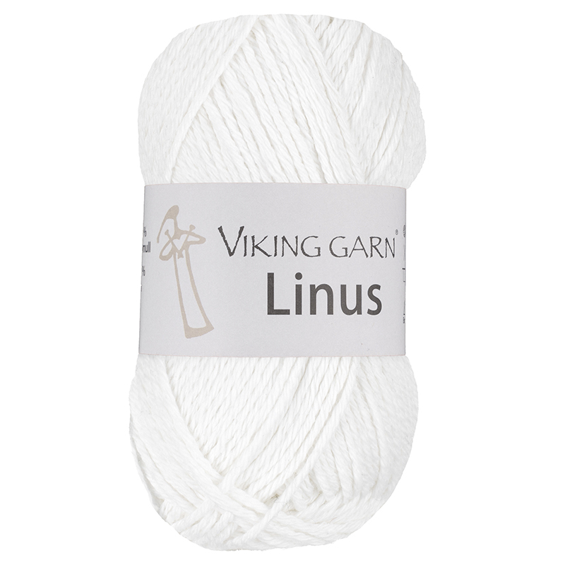 Viking Linus 100 Hvid, Bomuld/Hør, fra Viking