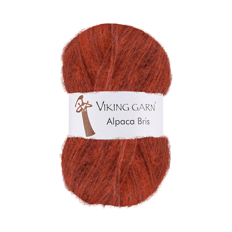 Viking Bris - 353 Brændt Orange, Alpacagarn, fra Viking