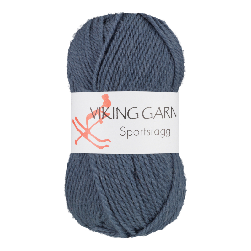 Viking Sportsragg - 527 Jeansblå, Uld/Akryl/Nylon, fra Viking