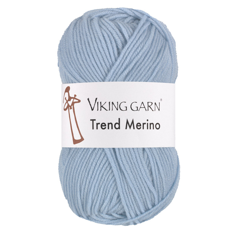 Viking Trend Merino 482 Lys blå, Merinould, fra Viking