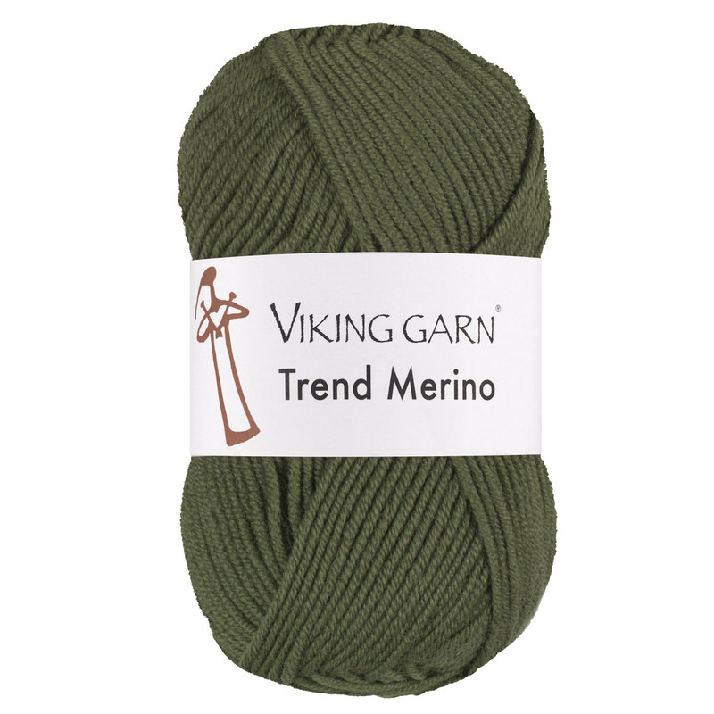 Viking Trend Merino 438 Grøn, Merinould, fra Viking