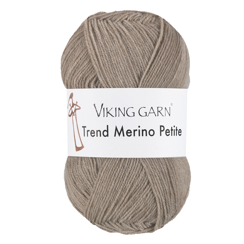 Viking Trend Merino Petite 397 Beigemeleret, Merinould, fra Viking