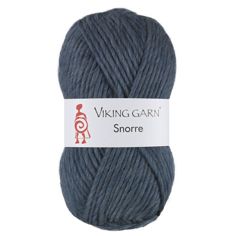 Viking Snorre 227 Jeansblå, Uldgarn, fra Viking