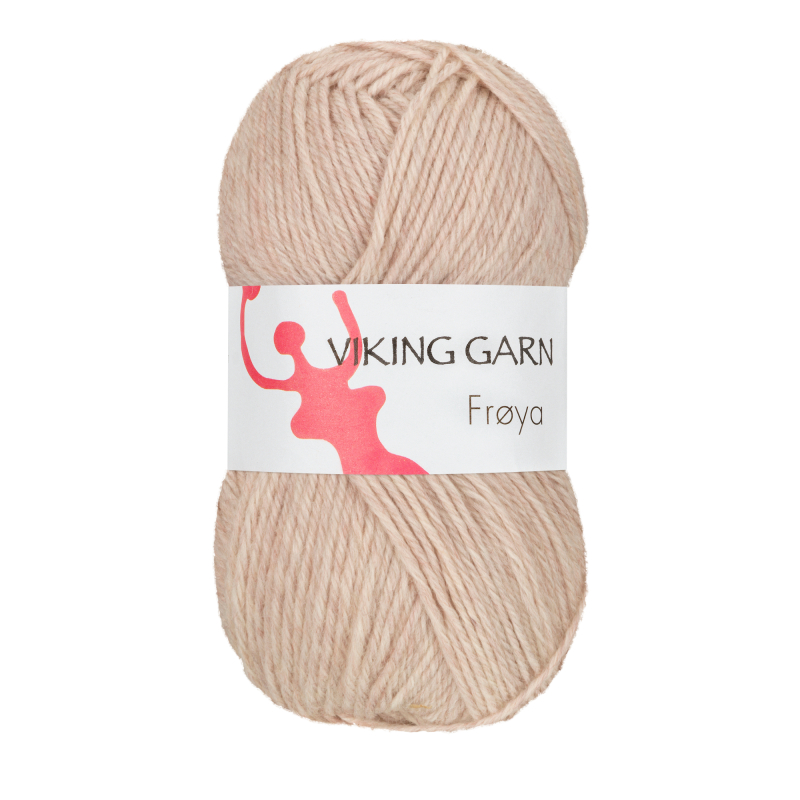 Viking Frøya - 280 Beige, Uld/nylon, fra Viking