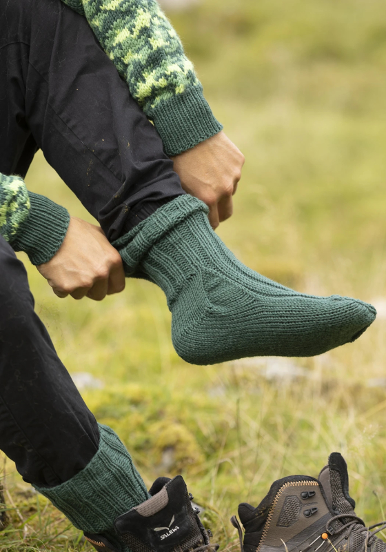 "Alaska" Sokker - Viking Design 2336-7B Kit - 35 - 46 - Viking Eco Highland Wool, fra Viking