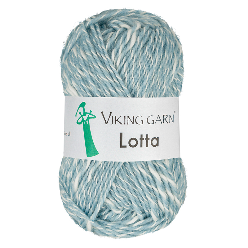 Viking Lotta 228 Lys petrol, Bomuld/Merino, fra Viking