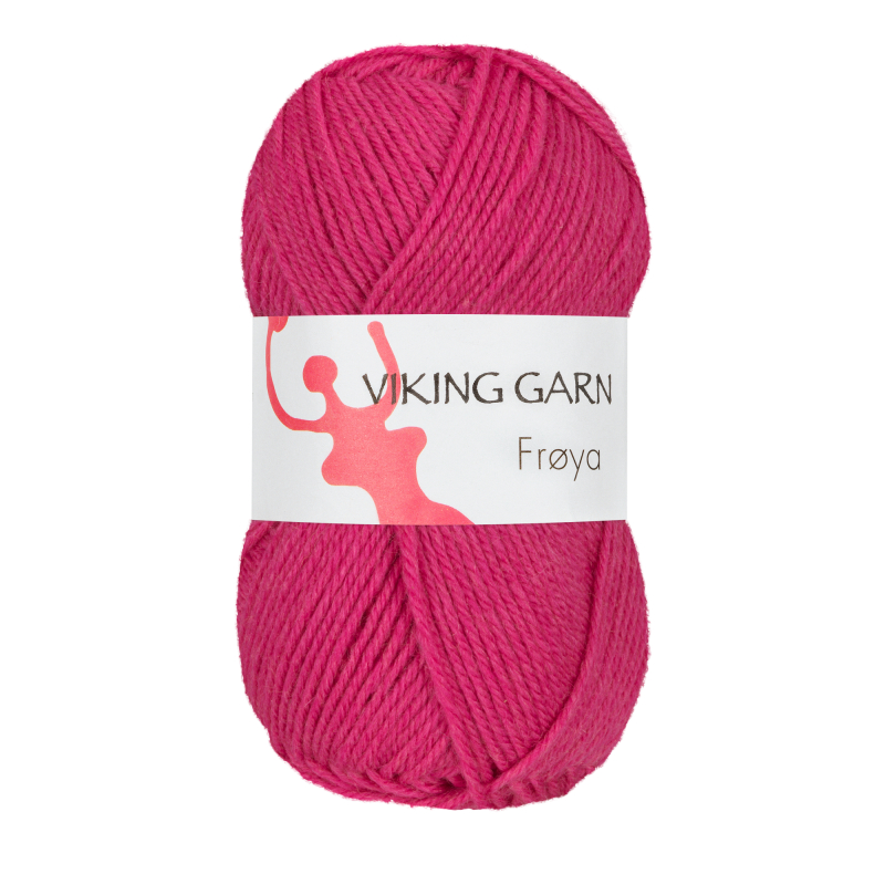 Viking Frøya - 263 Rosa, Uld/nylon, fra Viking