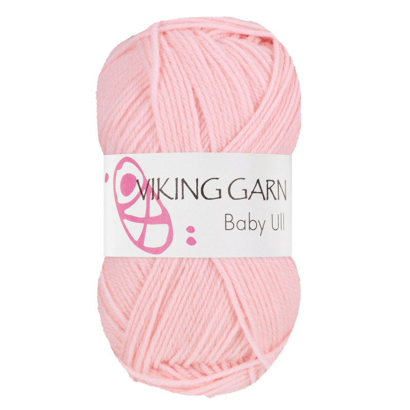 Viking Baby Ull - 364 Lys rosa, Merinould, fra Viking
