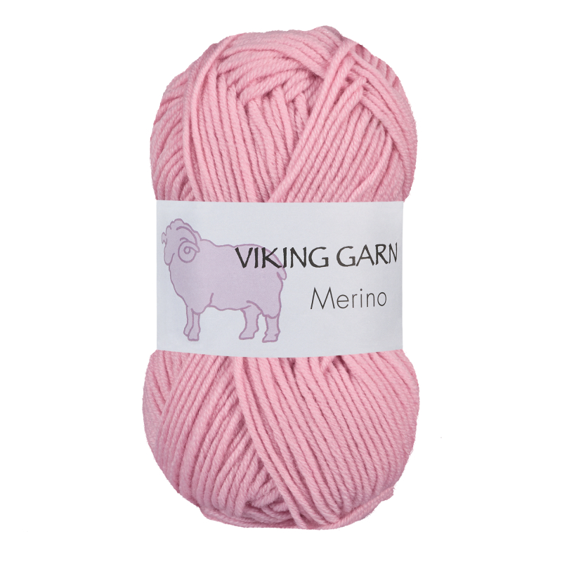 Viking Merino 858 Lys rosa, Merinould, fra Viking