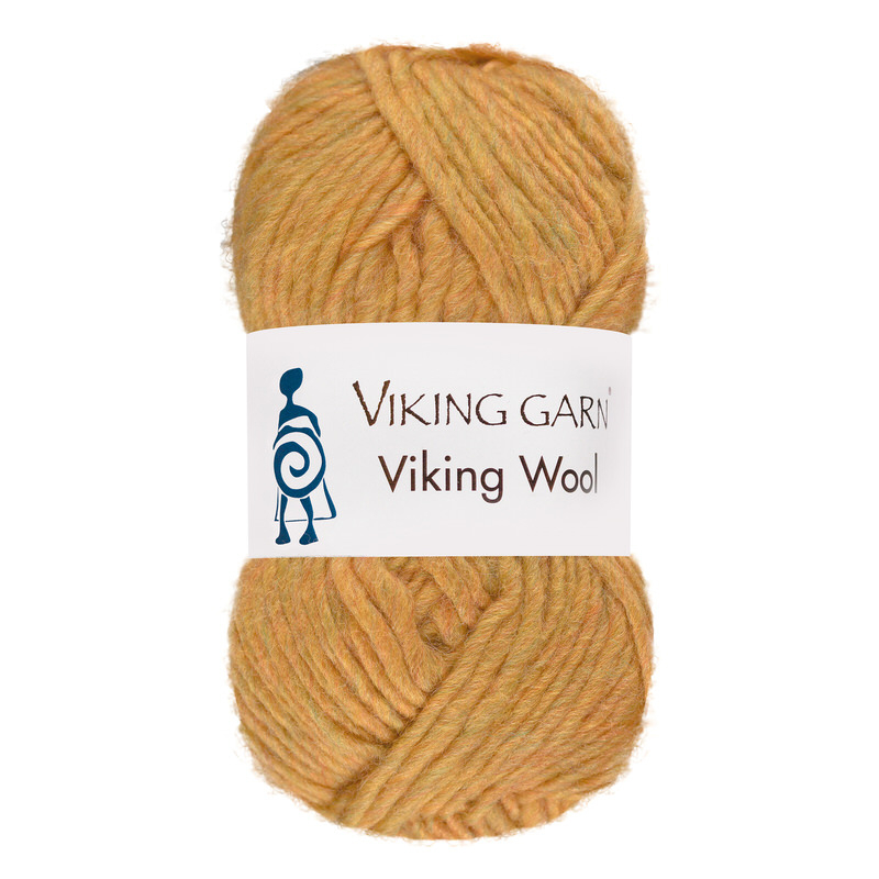 Viking Wool 545 Gul, Uldgarn, fra Viking
