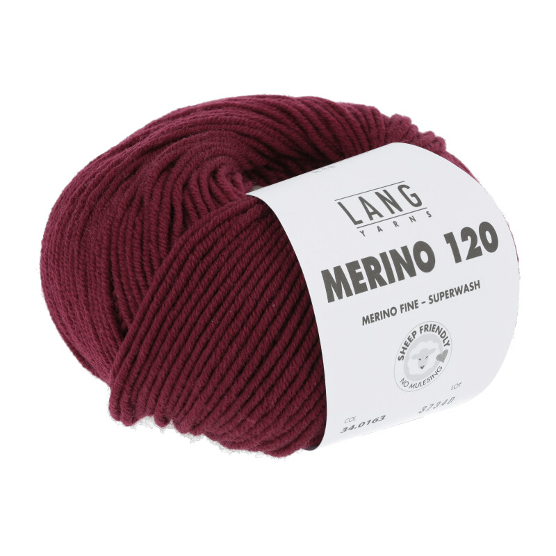 Lang Yarns Merino 120 - 0163, Merinould, fra LangYarns