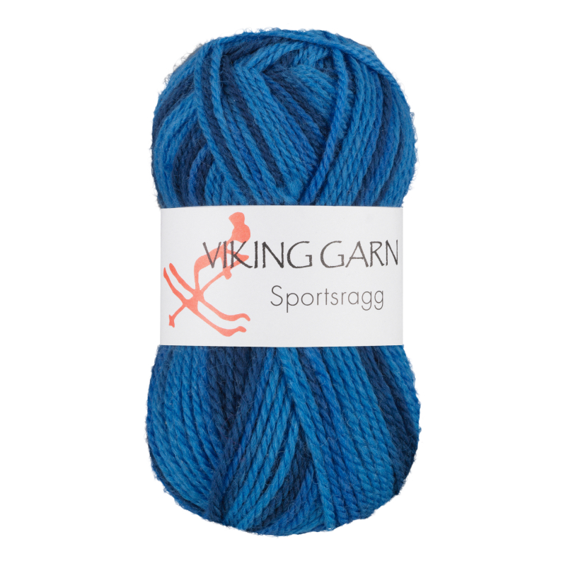Viking Sportsragg - 583 Multi blå, Uld/Akryl/Nylon, fra Viking