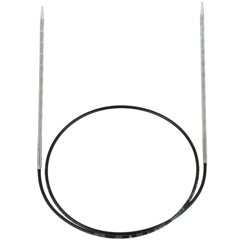 7,0 mm - Addi black Novel Rundpinde 100 cm, fra Addi