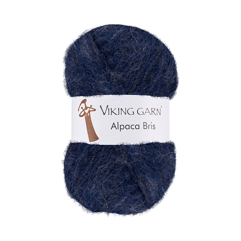 Viking Bris - 324 Mørkeblå, Alpacagarn, fra Viking