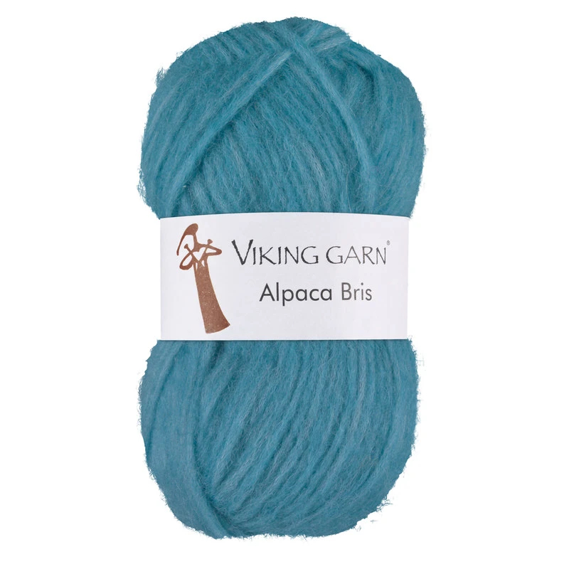 Viking Bris - 328 Lys Turkis, Alpacagarn, fra Viking