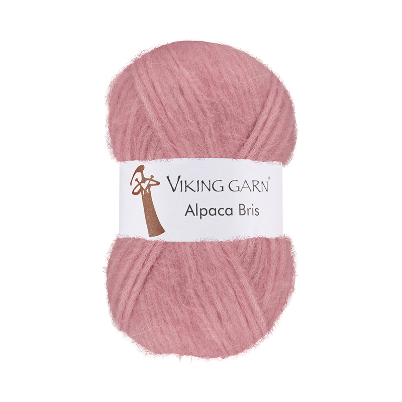 Viking Bris - 374 Lys gammelrosa, Alpacagarn, fra Viking