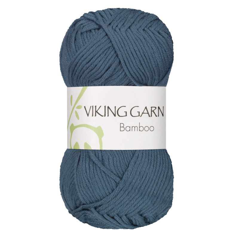 Viking Bamboo - 623 Blå, Bambusgarn/Bomuld, fra Viking