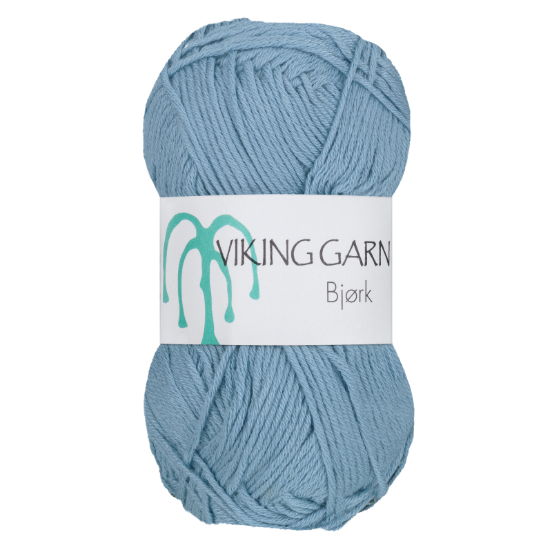 Viking Bjørk - 522 Mellemblå, Blandingsgarn, fra Viking