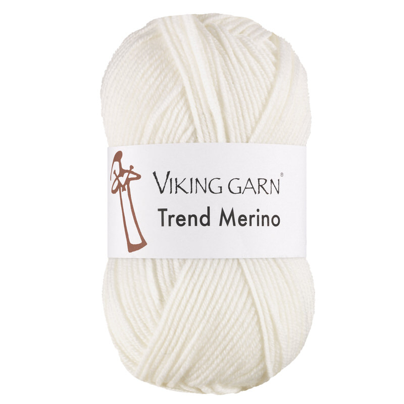 Viking Trend Merino 400 Hvid, Merinould, fra Viking